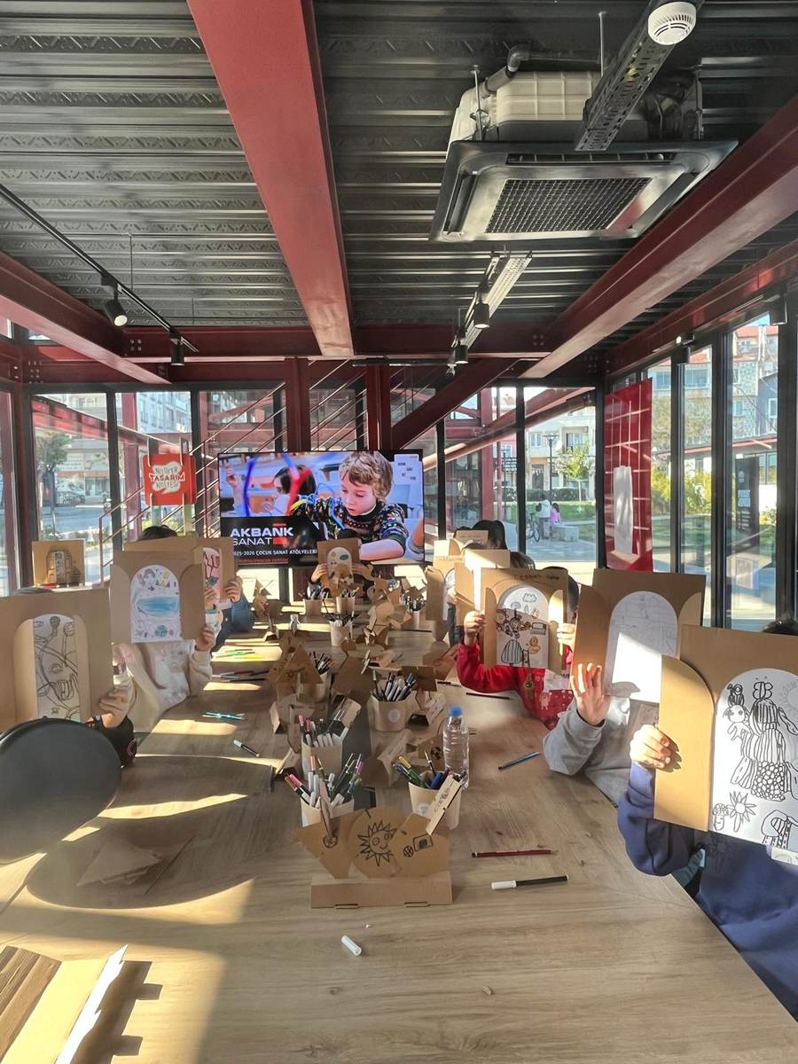 Atom Art Box atölyesinden bir kare