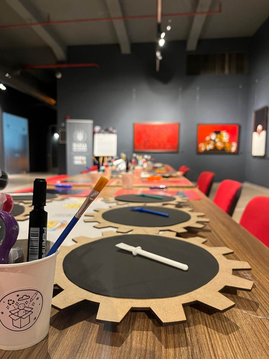 Atom Art Box atölyesinden bir kare